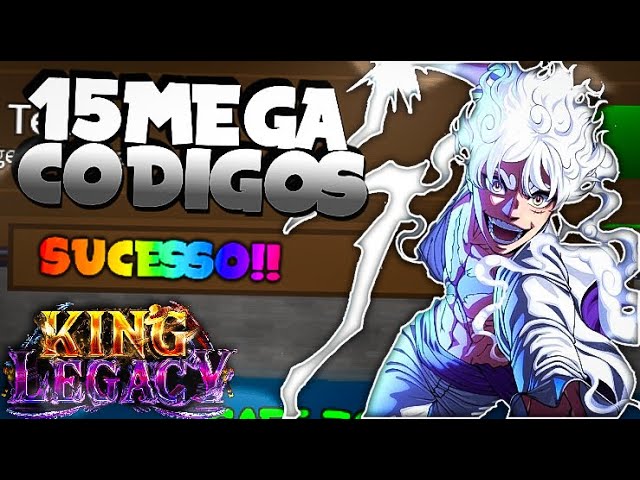 SAIU 15 MEGA CÓDIGOS *FUNCIONANDO* NO KING LEGACY  KING PIECE - (NOVO UPDATE  4.7 JUNHO 2023) BRZ 