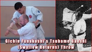 Practical Kata Bunkai: Funakoshi’s Tsubame Gaeshi (Swallow Returns) Throw