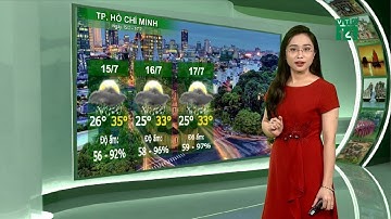 Thời tiết du lịch 14/07/2019: TP HCM  có mưa rào và dông rải rác vào lúc chiều tối.  | VTC14