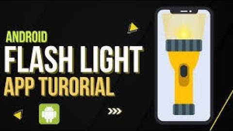 How to Make Torch App in Android Studio | Complete Guide for Beginners | Coder