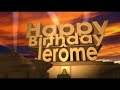 Happy Birthday Jerome