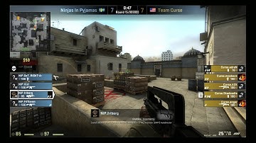 CS:GO NiP V Curse Map#1 D2 ESEA Invite Season 14 LAN