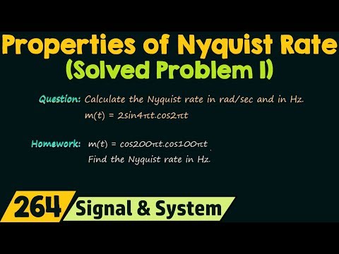 Nyquist Rate (Solved Problem 1)