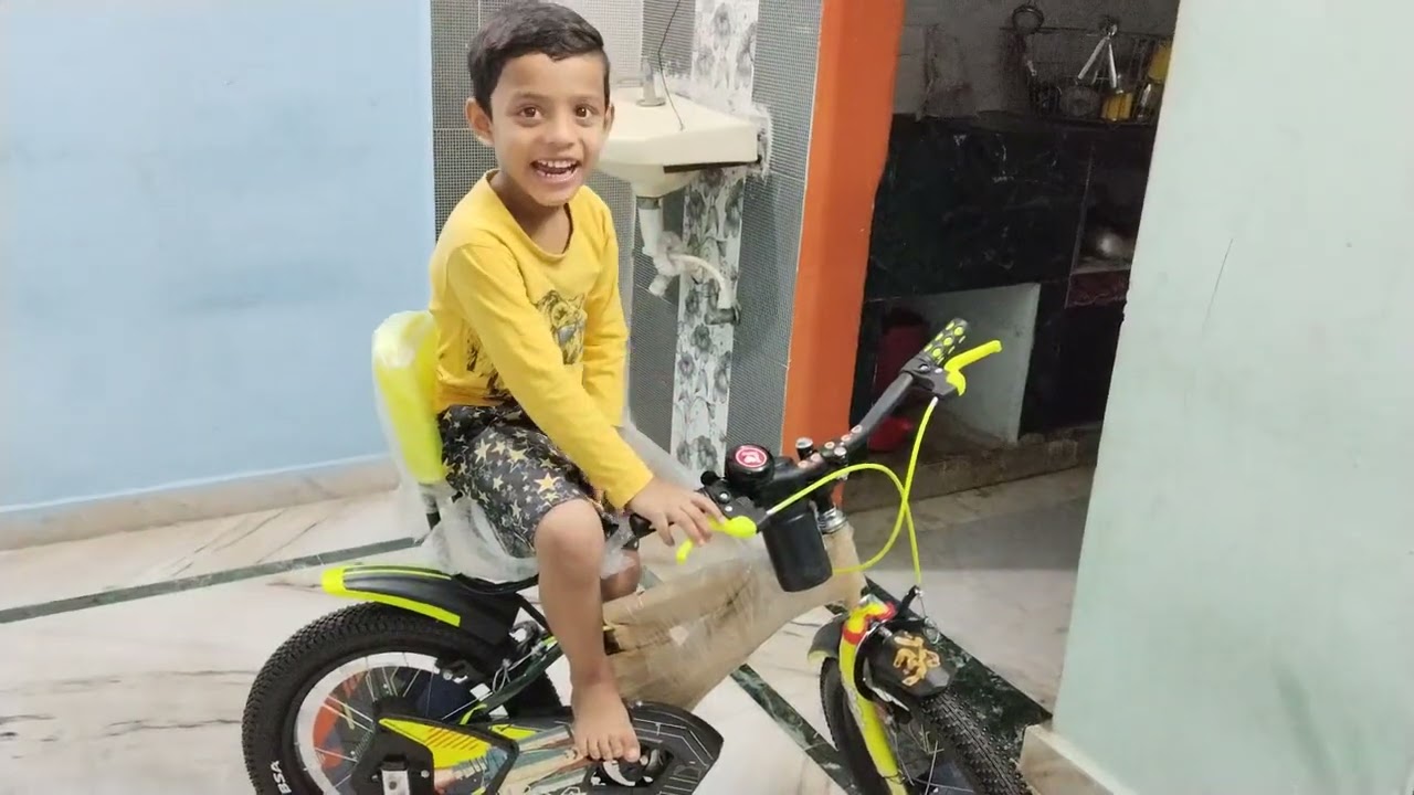 We got a new bicycle today about my son, model name is BAS 16 Rocket.