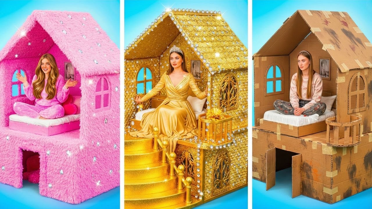 DIY-ХАКИ против VIP-СТИЛЯ ✨ Битва экстремальных преображений комнат