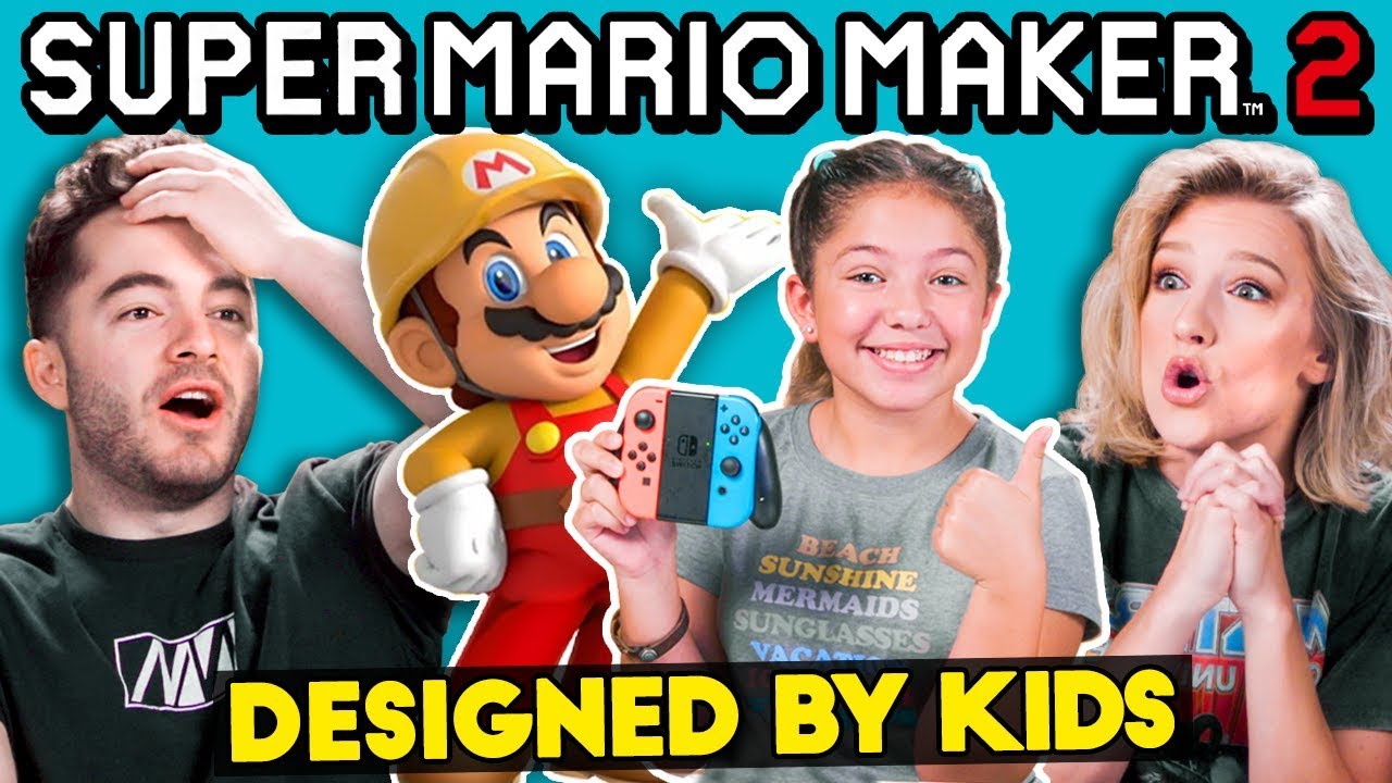 Gamers Vs. Mario Maker Levels Designed By Kids