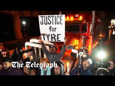 Emotional protests over the death of tyre nichols take place across the us