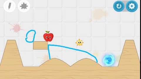 Fruit Escape: Draw Line gameplay on PC , ANDROID & APPLE for kids