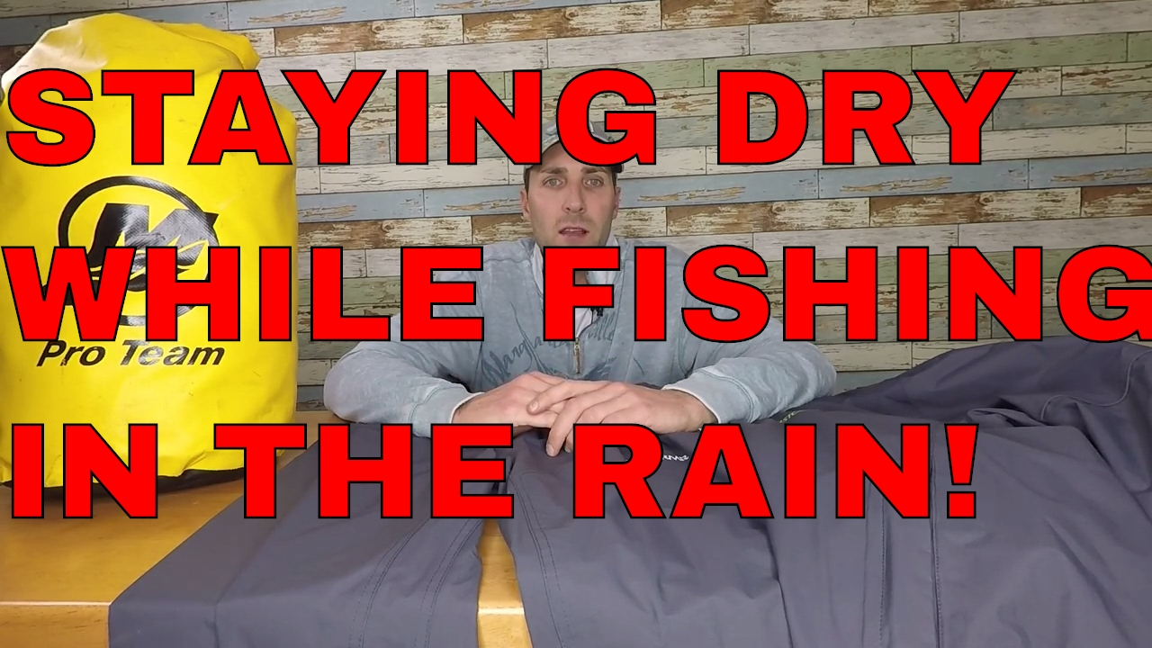 How to dress when fishing in the rain, best rain jackets and gear