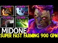 MIDONE [Anti Mage] Super Fast Farming 900 GPM Carry The Game Dota 2