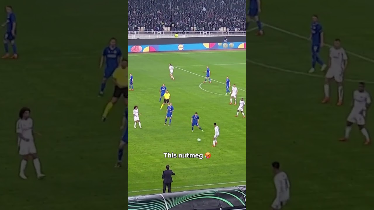 Ounahi with the best nutmeg you’ll see today 🤯