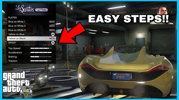 GTA 5 CUSTOM LICENSE PLATE | HOW TO GET UNIQUE PLATE | IFRUIT APP CRASHING (Make custom plates 2022)