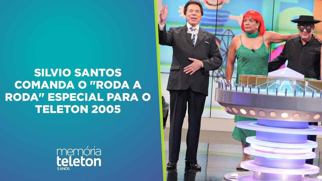 Teleton 2005 Silvio Santos comanda "Roda a Roda" especial YouTube