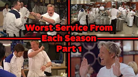 The Worst Dinner Service From Each Hell's Kitchen Season - Part 1
