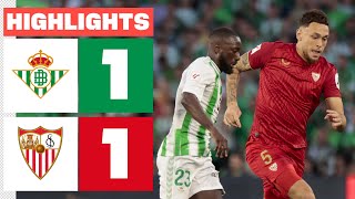 REAL BETIS 1 - 1 SEVILLA FC | RESUMEN LALIGA EA SPORTS Resimi