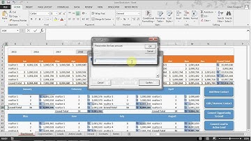 Example of Excel based CRM using VBA and userforms