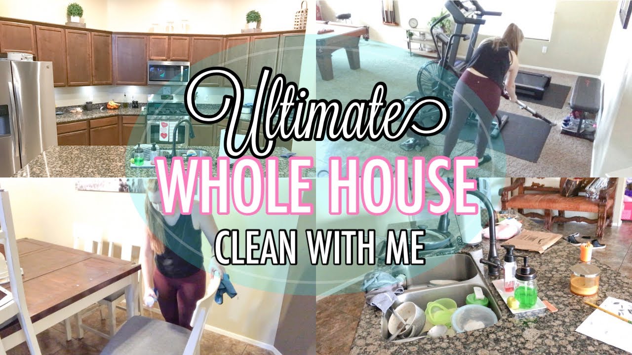 ULTIMATE WHOLE HOUSE CLEAN WITH ME 2021 | EXTREME CLEAN WITH ME | SPEED ...