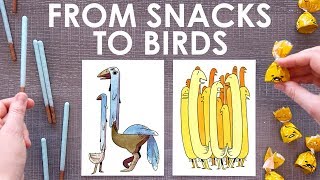 What Does a SNACK BIRD Look Like?  Tokyo Treat Unboxing & Challenge