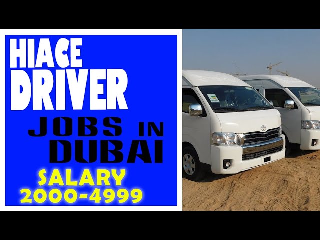 Apply | Driver Jobs in Dubai UAE 