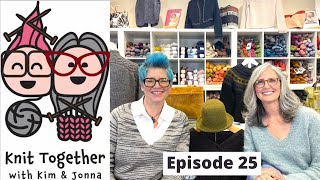 Knit Together with Kim & Jonna  Episode 25: Brioche Pastiche FO, Oslo Sweater WIP, and a WINNER!