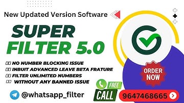 super filter | new updated version 5.0 - fast number filter