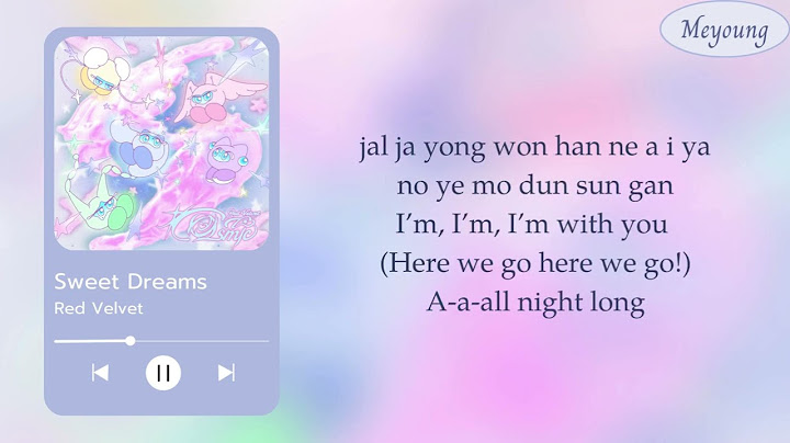 Red Velvet (레드벨벳) - Sweet Dreams easy lyrics