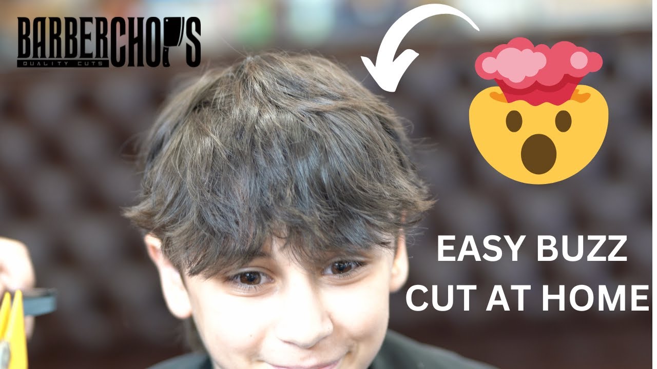 how to do a super easy buzz cut at home YouTube