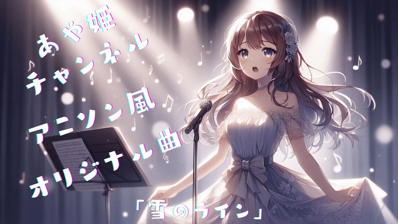 [アニソン風バラード曲]「雪のライン」