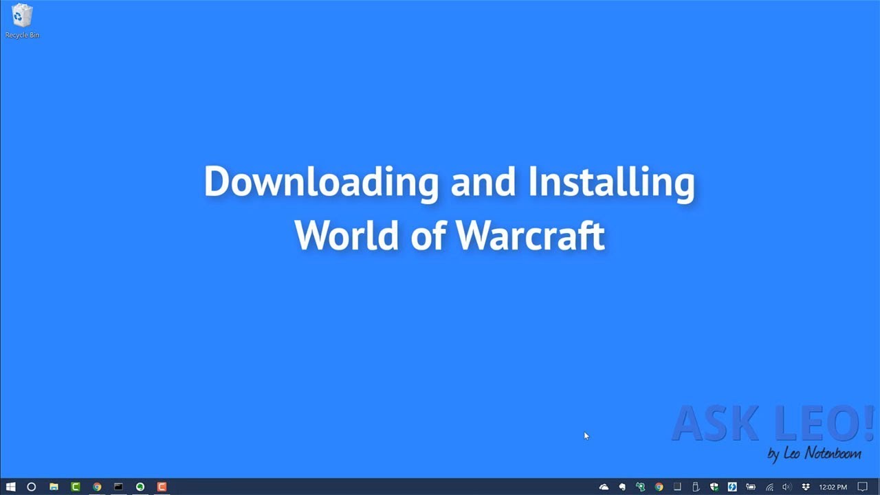 how to reinstall wow how to reinstall wow