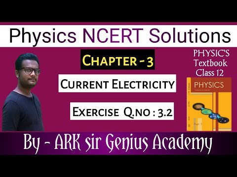 Class 12 Physics NCERT Solutions | Ex 3.2 Chapter 3 | Current Electricity by genius Academy