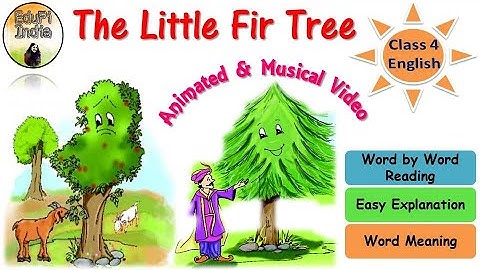 The Little Fir Tree| Animated Video|Class 4 English|Easy Explanation|Word Meaning By Himanshi Sharma