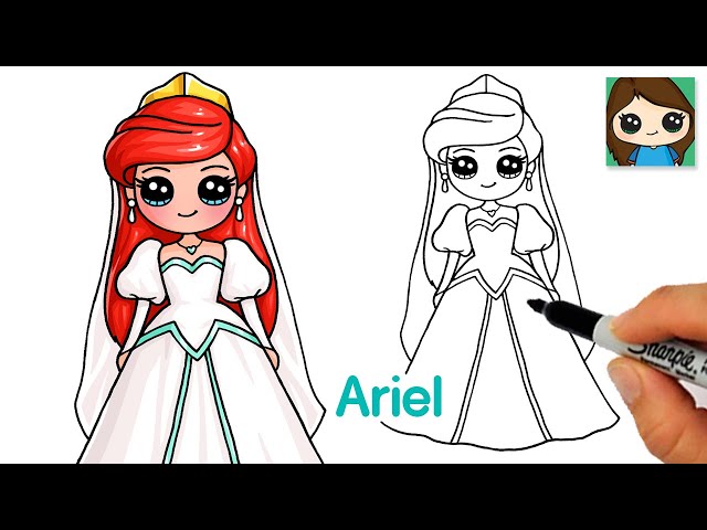 Details more than 152 ariel princess drawing best