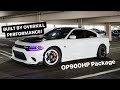 DRIVING A 900WHP HELLCAT CHARGER WITH SLICKS!!!