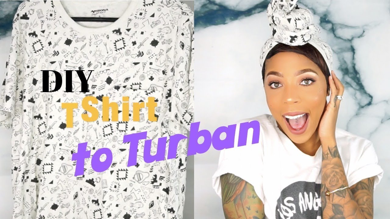 Мастер-класс по изготовлению тюрбана из футболки своими руками