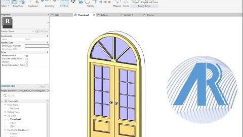 Half round toplight revit tutorial