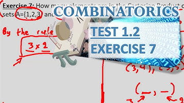 COMBINATORICS - TEST 1.2 (Rule of Product) - Exercise 7
