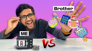 ME VS BROTHER'S KEYCHAIN GADGETS
