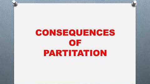 CONSEQUENCES OF PARTITION OF INDIA / HISTORY - POLITICAL SCIENCE/ CHALLENGES OF NATION BUILDING