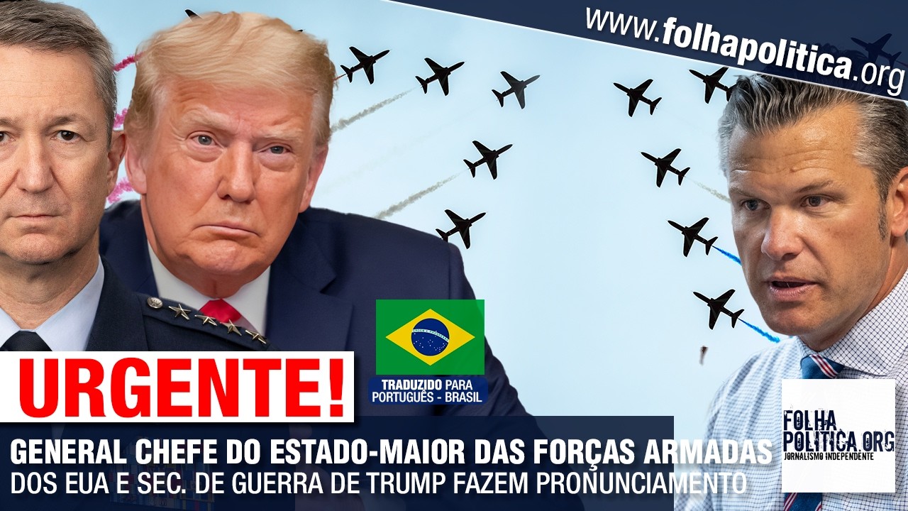 AO VIVO: GENERAL CHEFE DO ESTADO-MAIOR DAS FORÇAS ARMADAS DOS EUA E SEC. DE GUERRA DE TRUMP FAZEM...
