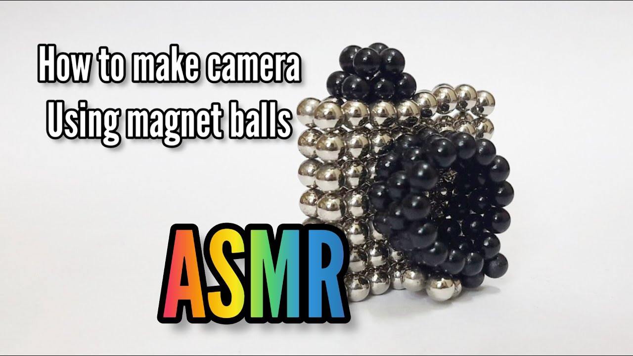 DIY How to make Camera from Magnet |ASMR| Magnet Fame Builds - YouTube