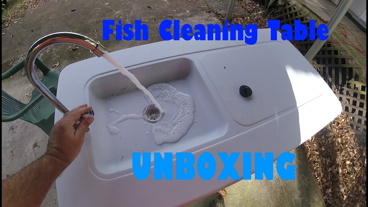 MultiUse Outdoor Fish Cleaning Table Unboxing YouTube