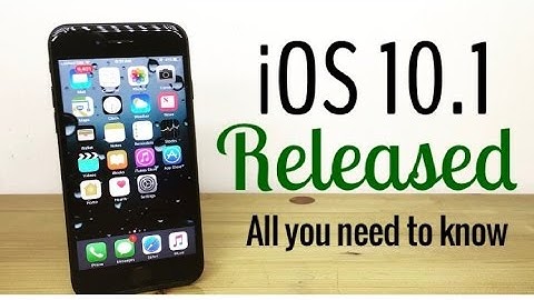iOS 10.1 Released - All You Need to Know