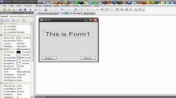 How to make a Form show when click in Visual Basic 2008