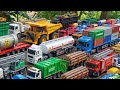 WADIDAW! Toy Truck Loading &amp; Unloading Giant Toy Trucks, Basuri Bus, Wobbly Truck &amp; Fun Toy Vehicle