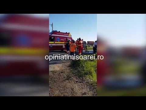 Accident violent in apropiere de Timisoara