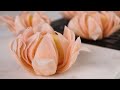 [No Oven] Most Beautiful Flower Cake You Have Never Seen This way To Make | ASMR