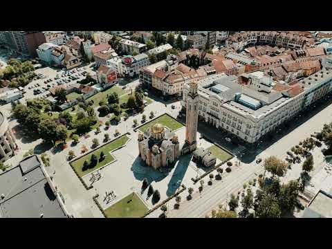 Banja Luka Bosnia Herzegovina 4k Ultra HD Drone 