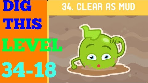 DIG THIS (DIG IT) LEVEL 34-18 SOLUTION OR WALKTHROUGH