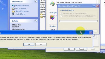 Check disk step-by-step for Windows XP