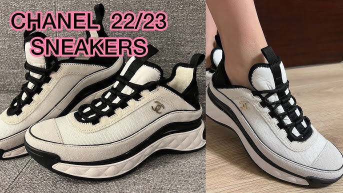 Chanel 21K Black Sneakers Reveal, White Sneaker Comparison
